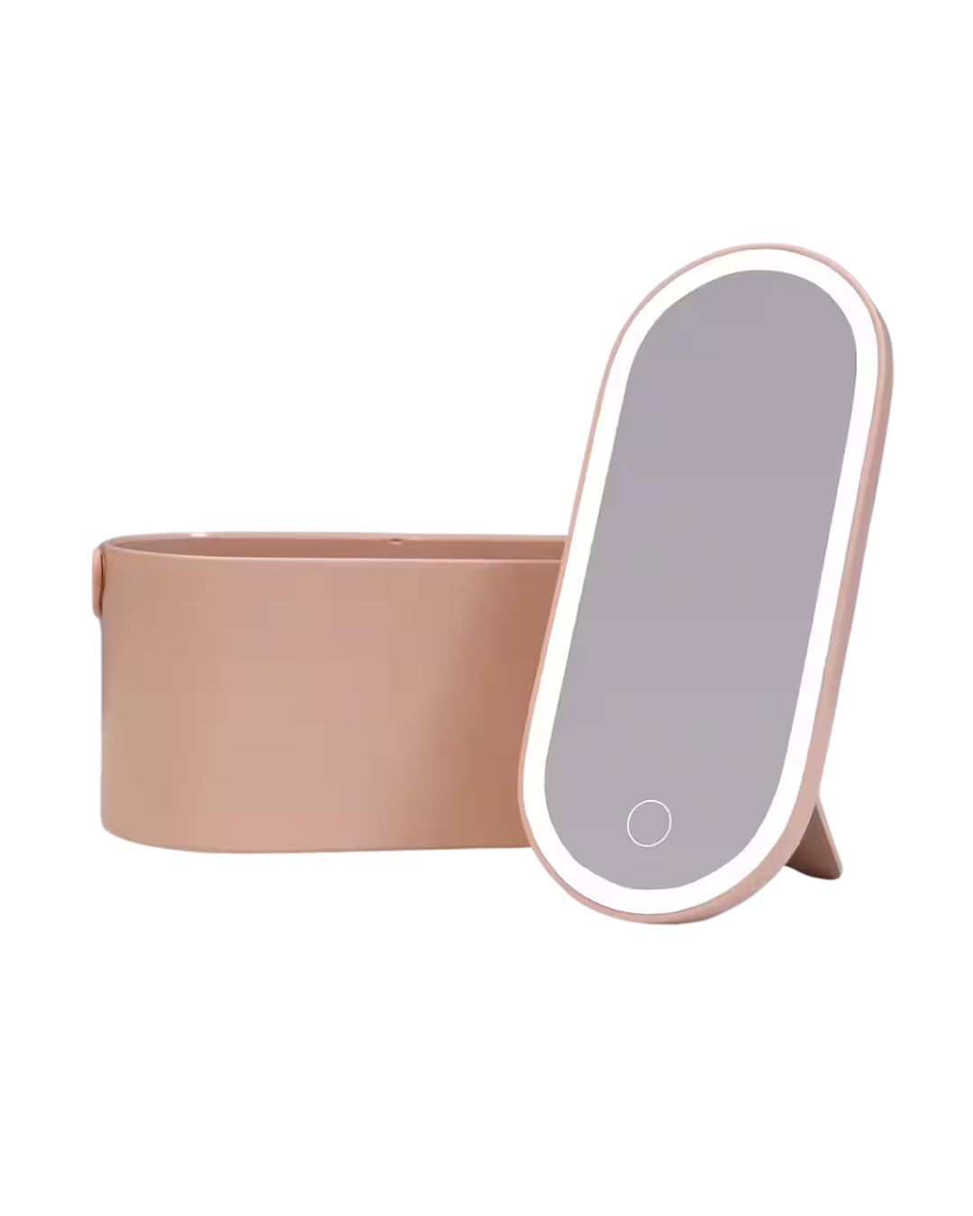 Glamourina - Schminkbox mit LED Spiegel + Beautyblender im Set